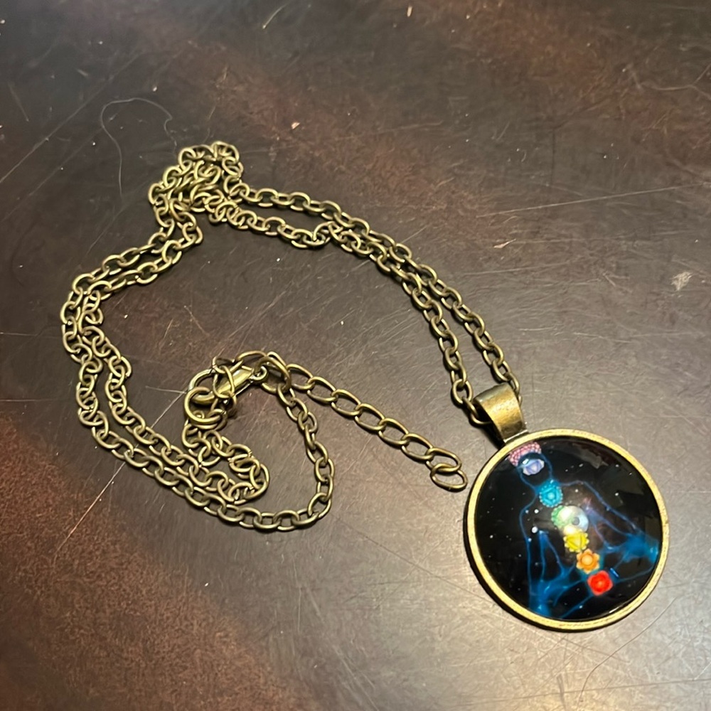 10 inch chakra necklace